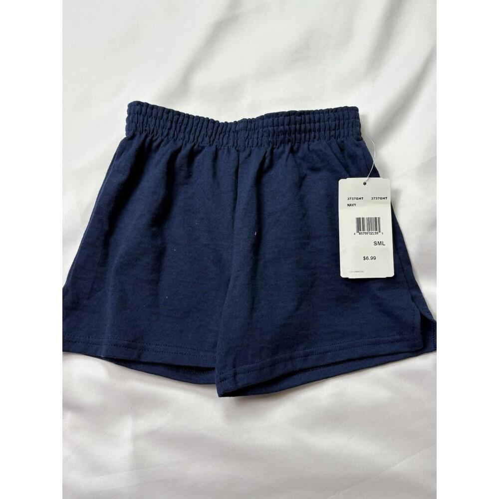 Soffe Girl Size S (7) Signature Cheer Shorts Navy Blue New (Item 51 )